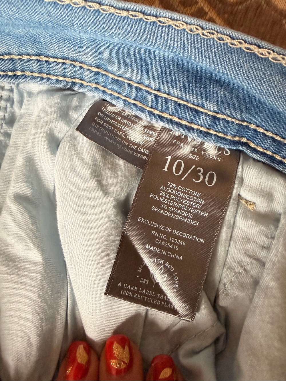 Angels Forever Young Everluxe Classic Convertible Jeans - Picture 4 of 4